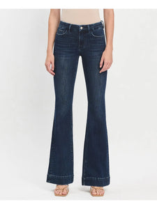 Cassie Mid Rise Flare Denim