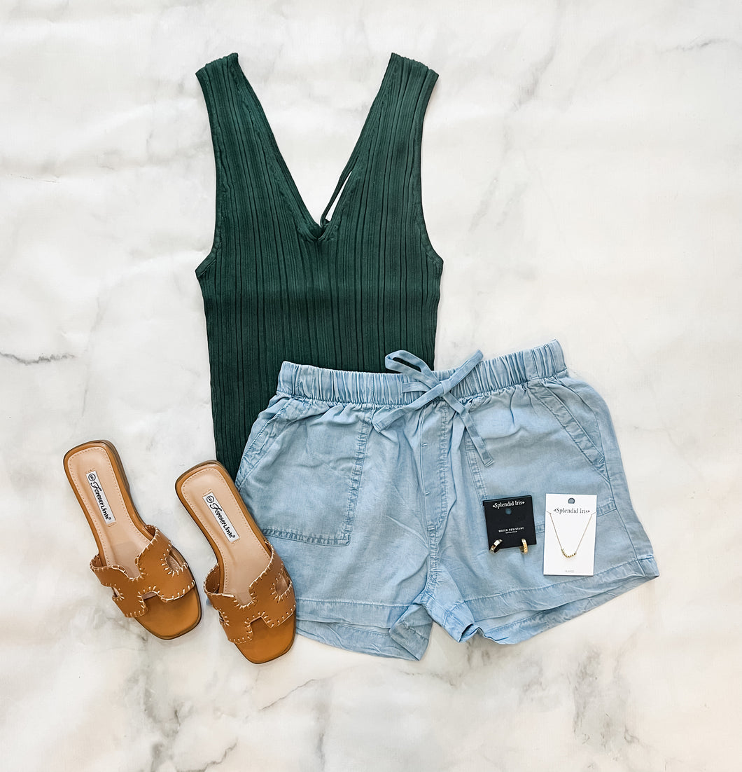 Abi Tencel Summer Shorts