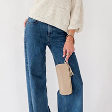 Load image into Gallery viewer, Emma Suede Woven Wristlet