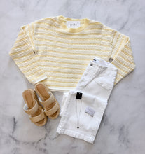 Load image into Gallery viewer, Reece Textured Stripe Knit Top