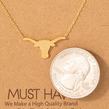 Load image into Gallery viewer, Cali Bull Head Necklace