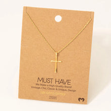 Load image into Gallery viewer, Liz Dainty Cross Necklace