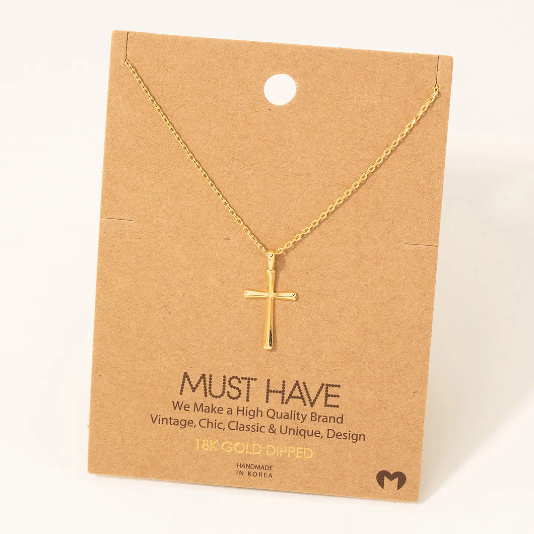 Liz Dainty Cross Necklace