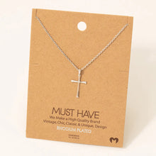 Load image into Gallery viewer, Liz Dainty Cross Necklace