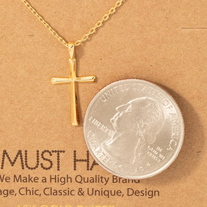 Liz Dainty Cross Necklace