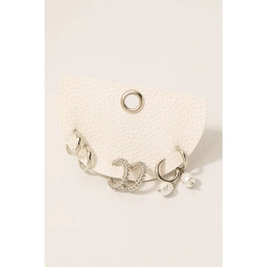 Hadley Three Pair Mini Hoop Earrings