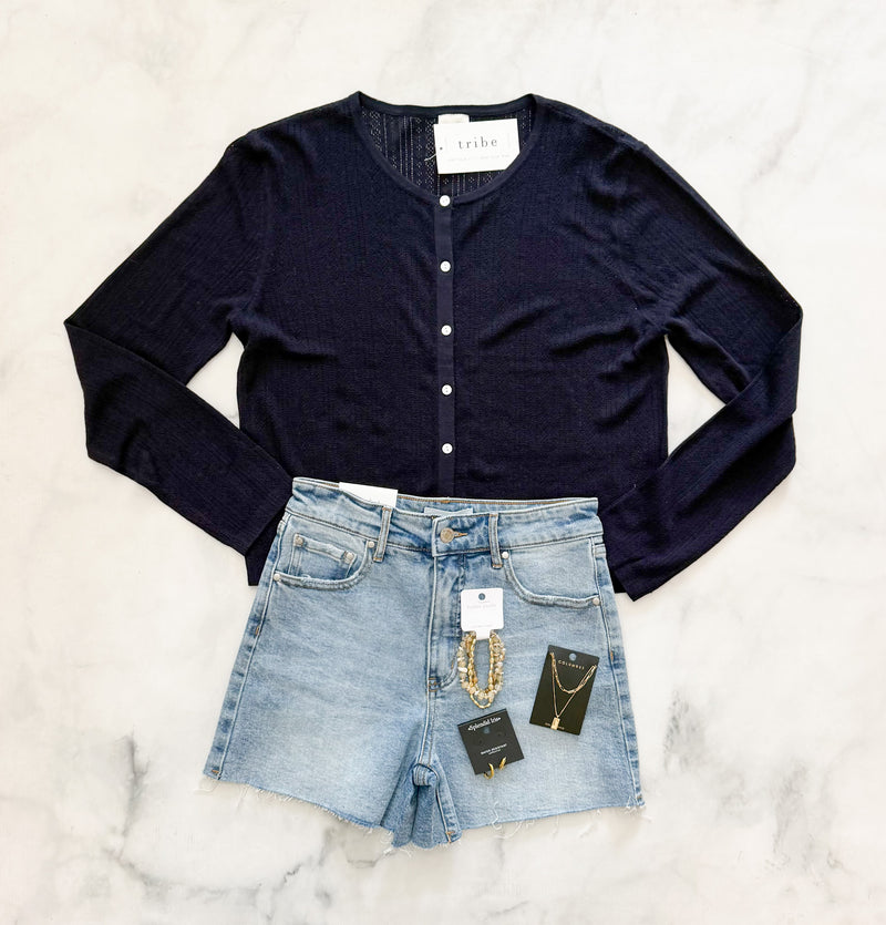 Quinn Button Down Cardi