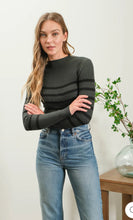 Load image into Gallery viewer, Analise Stripe Long Sleeve Top