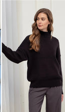 Load image into Gallery viewer, Chloe Mock Neck Ribbed Sweater