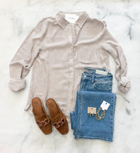 Load image into Gallery viewer, Melody Boxy Mocha Shirt