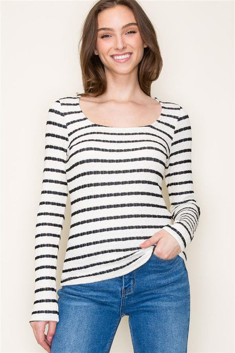 Hanna Scoop Neck Top