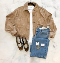 Load image into Gallery viewer, Cayden Suede Shacket