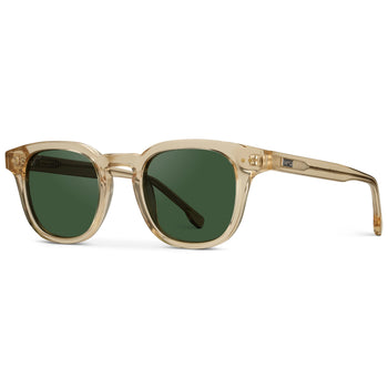 Denver Champagne with Green Lens Sunglasses