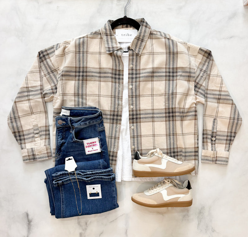 Ashlynn Plaid Button Down Shirt