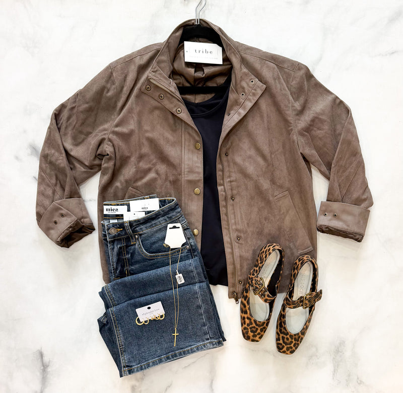 Cindi High Neck Bomber Jacket