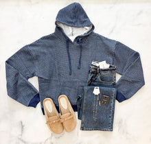 Load image into Gallery viewer, Valery Striped French Terry Hoodie