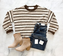 Load image into Gallery viewer, Bristol Heathered Striped Sweater
