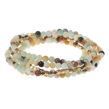 Load image into Gallery viewer, Scout Stone Wrap Bracelet/Necklace Amazonite