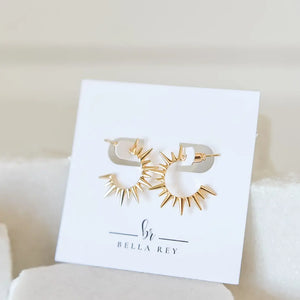 Mikel 18k Gold Stud Earrings
