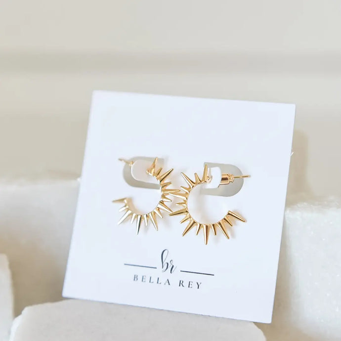 Mikel 18k Gold Stud Earrings