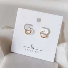 Load image into Gallery viewer, Nia Gold Plated Dainty Hoop