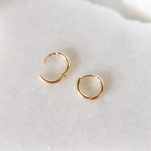Load image into Gallery viewer, Nia Gold Plated Dainty Hoop