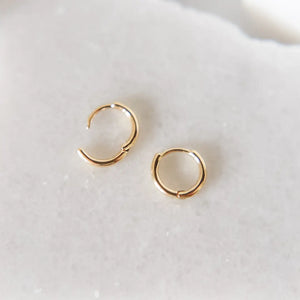 Nia Gold Plated Dainty Hoop