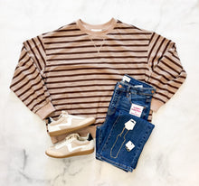 Load image into Gallery viewer, Monica Oversized Stripe Pullover