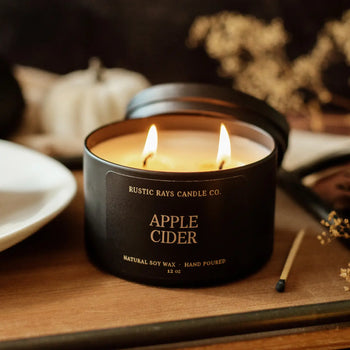 Fall 12 oz Soy Candle with Lid