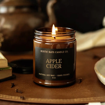 Fall 9 oz Glass Jar Soy Candle