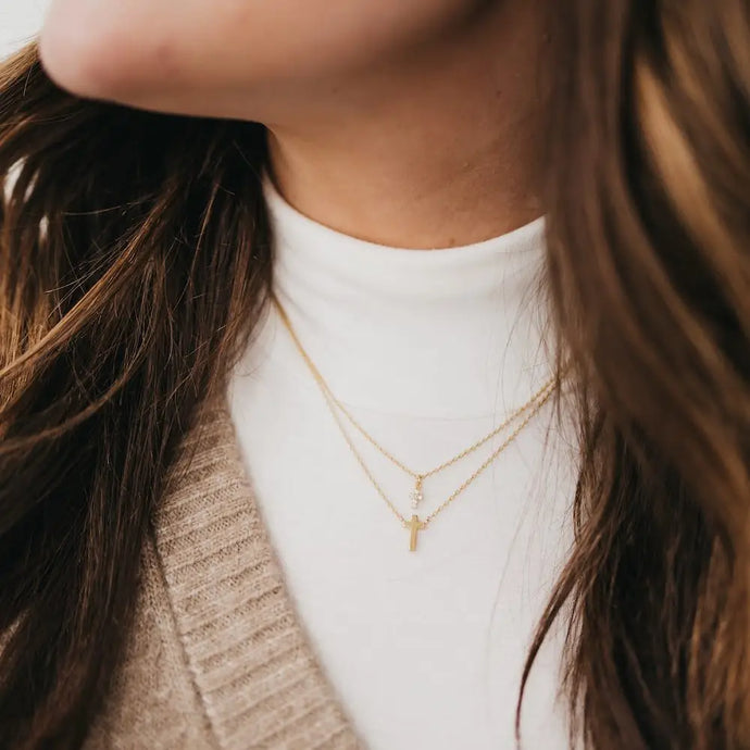 Milana Layered Cross Necklace