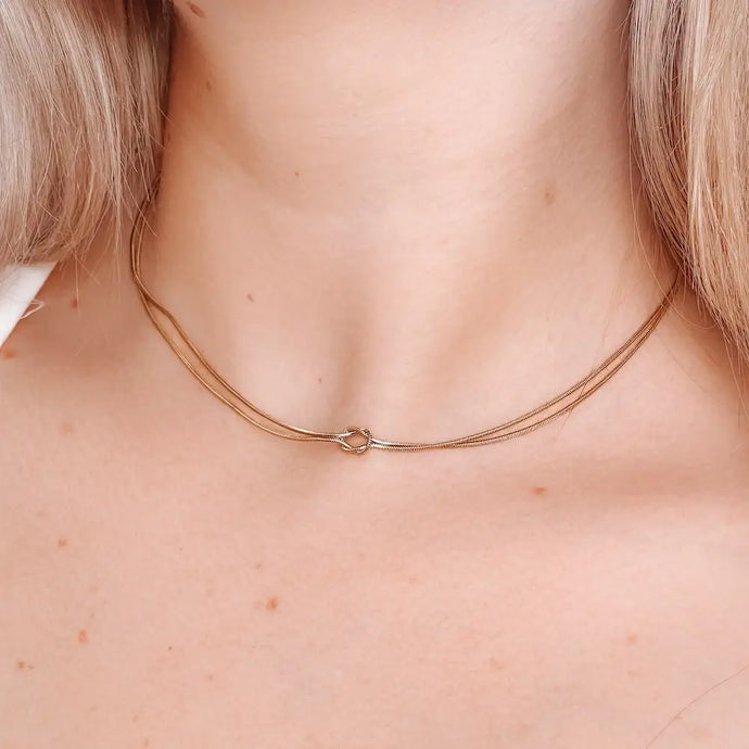 Alena Tie The Knot Necklace (Waterproof)