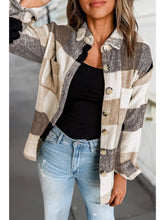 Load image into Gallery viewer, Adley Brown Plaid Shacket