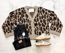 Load image into Gallery viewer, Alicia Taupe Leopard Cardi