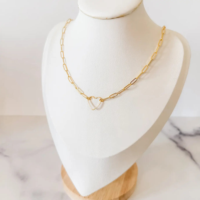 Amelia Open Heart Necklace