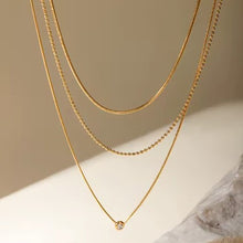 Load image into Gallery viewer, Juli 18K Gold Layered Necklace