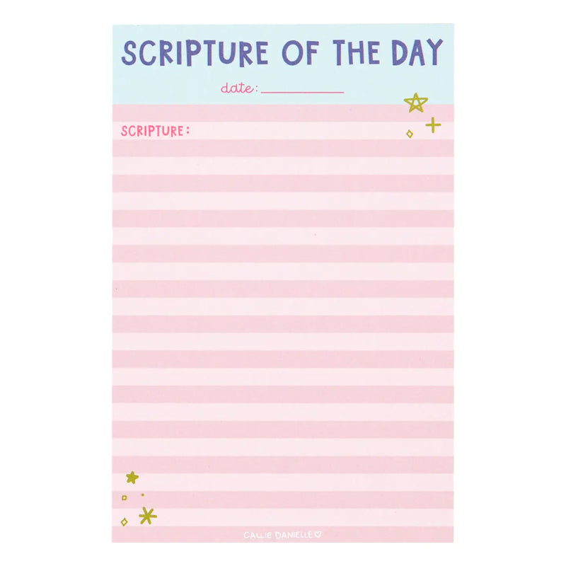 Scripture of the Day Note Pad