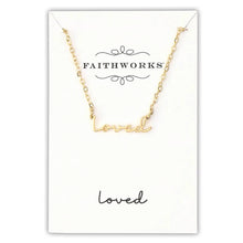 Load image into Gallery viewer, Faith Word Necklace