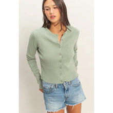 Load image into Gallery viewer, Sadie Sage Green Cardi