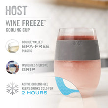 Load image into Gallery viewer, Wine Freeze Cups