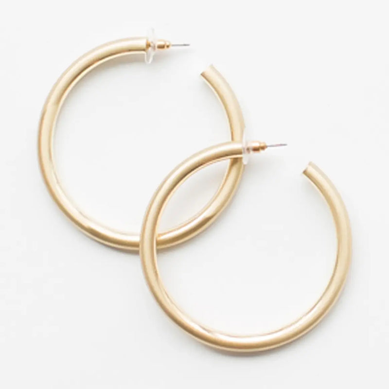 Estonia Gold Hoop Earrings