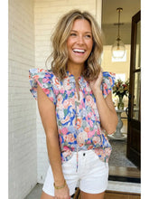 Load image into Gallery viewer, Miley Floral Short Sleeve Top