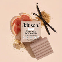 Load image into Gallery viewer, Kitsch Warm Sugar Body Wash Bar