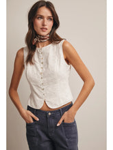 Load image into Gallery viewer, Kyleigh Eyelet Sleeveless Top