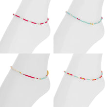 Load image into Gallery viewer, Sadie Stretch Seed Bead Anklets