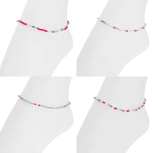 Load image into Gallery viewer, Sadie Stretch Seed Bead Anklets