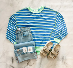 Emma Contrast Trim Sweatshirt