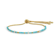 Load image into Gallery viewer, Emery Delicate Stone Pulley Bracelet