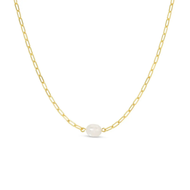 Anna Pearl Accent Necklace
