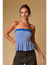 Load image into Gallery viewer, Tonya Striped Tube Top